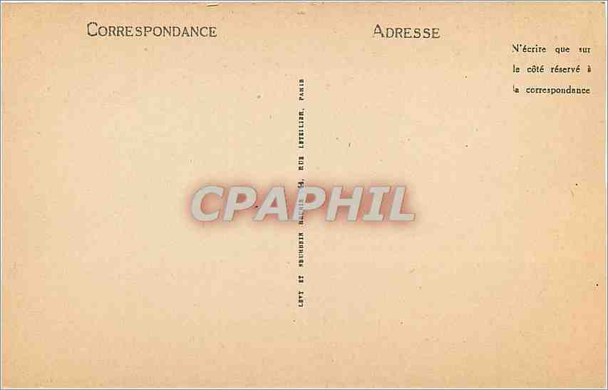 CPA Musee des Decoratifs Peinture grisaille  — Verso