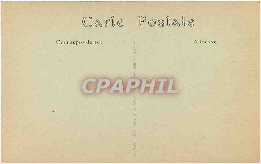 CPA Musee des Arts Decoratifs  — Verso