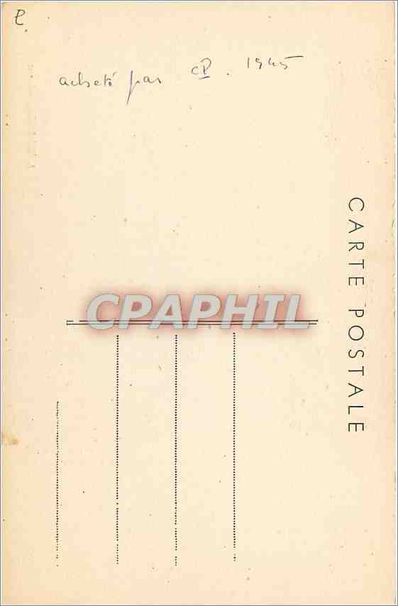 CPA Hotel Soubise Archives Nationales Boucher Paysage  — Verso