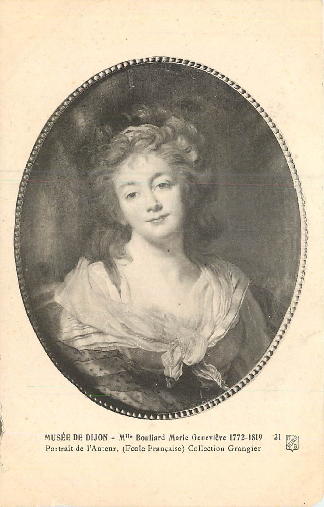 CPA Musee de Dijon Mme Boulieard Marie Genevieve 