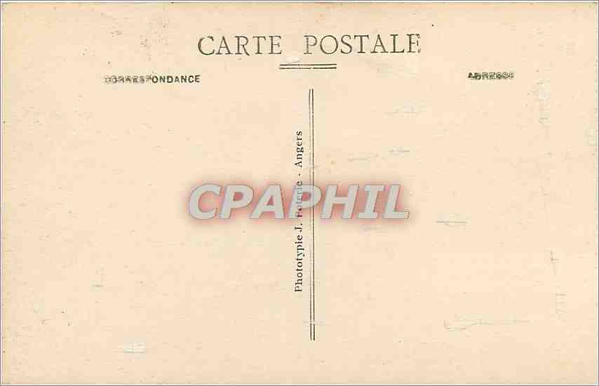 CPA Angers La Cathedrale et le Nouvel Escalier  — Rückseite