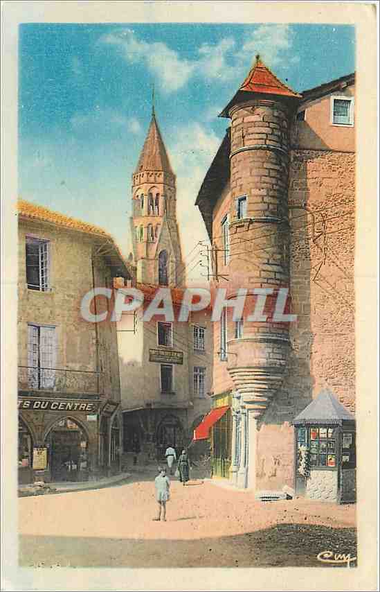CPA St Leonard Hte Vienne Vieilles Maisons 