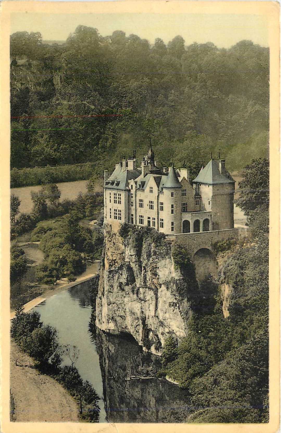 CPA Chateau de Walzin Ancienne forteresse 