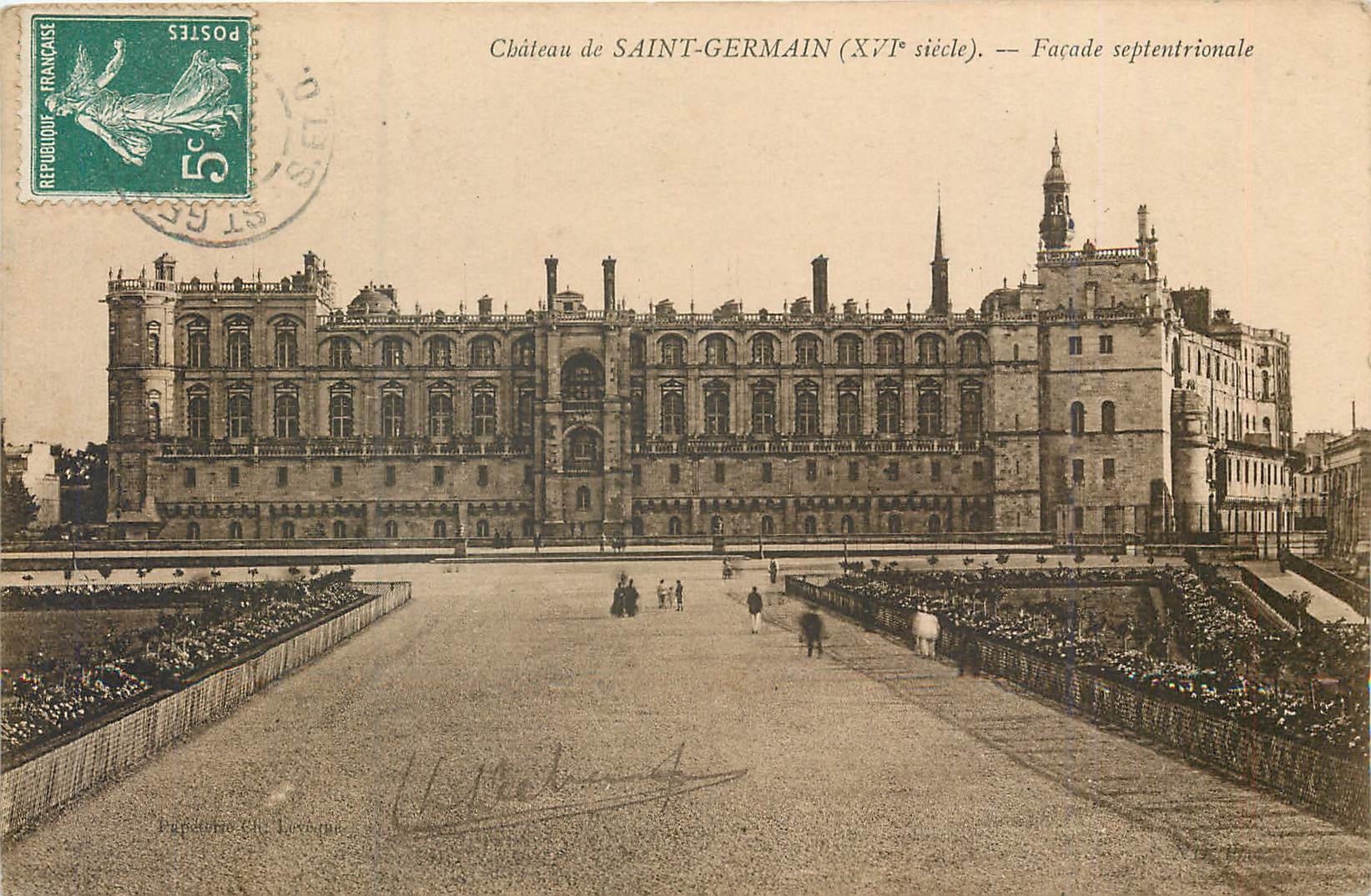 CPA Chateau de Saint Germain Facade septintrionale 