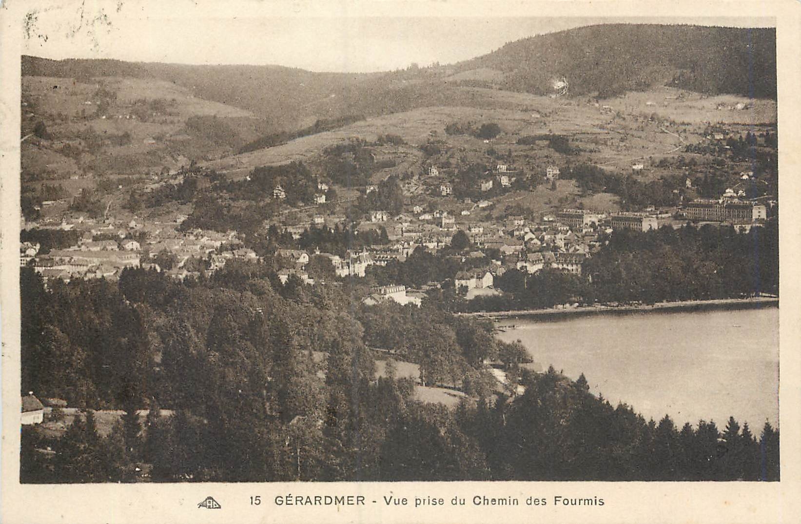 CPA Gerardmer Vue prise du Chemin des Fourmis 