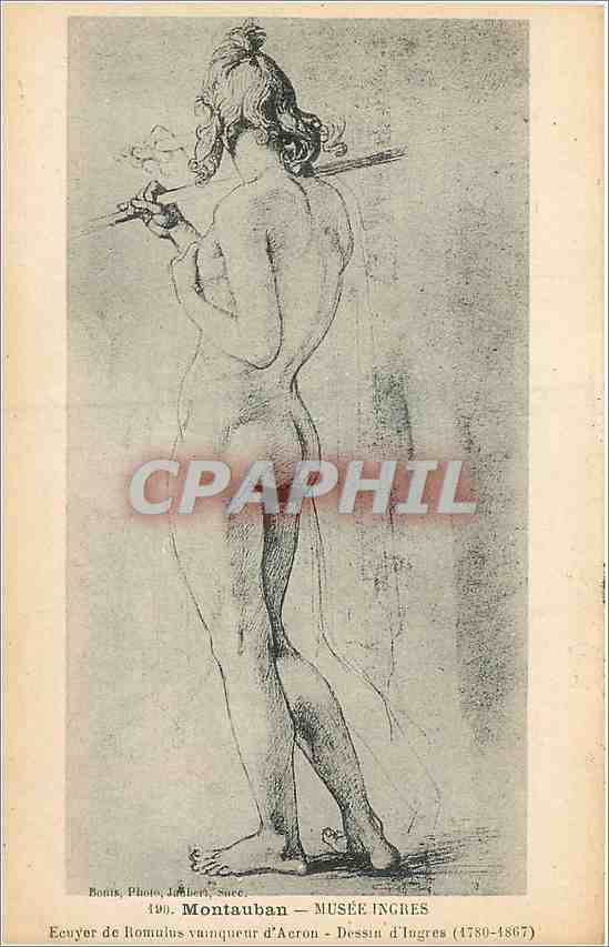 CPA Montauban Musee Ingres Ecuyer de Romulus vainqueur d'Acron 