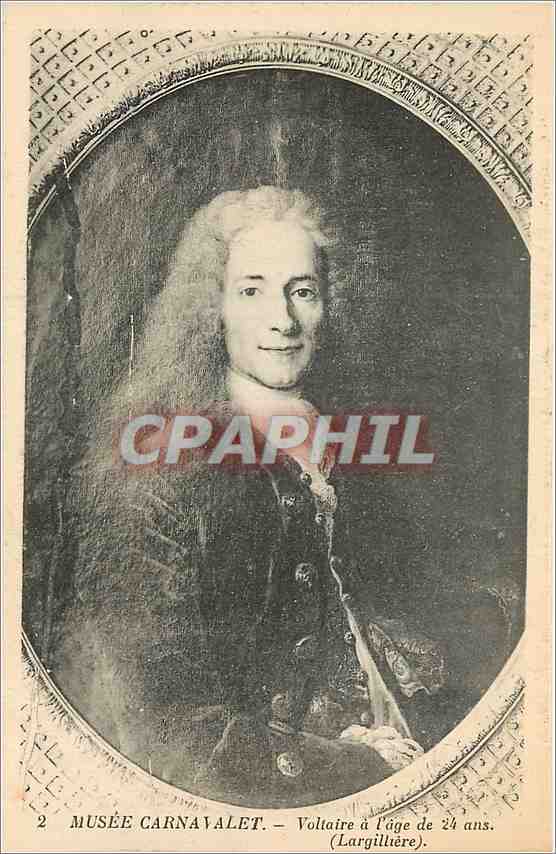 CPA Musee Carnavalet Voltaire a l'age de 24 ans 