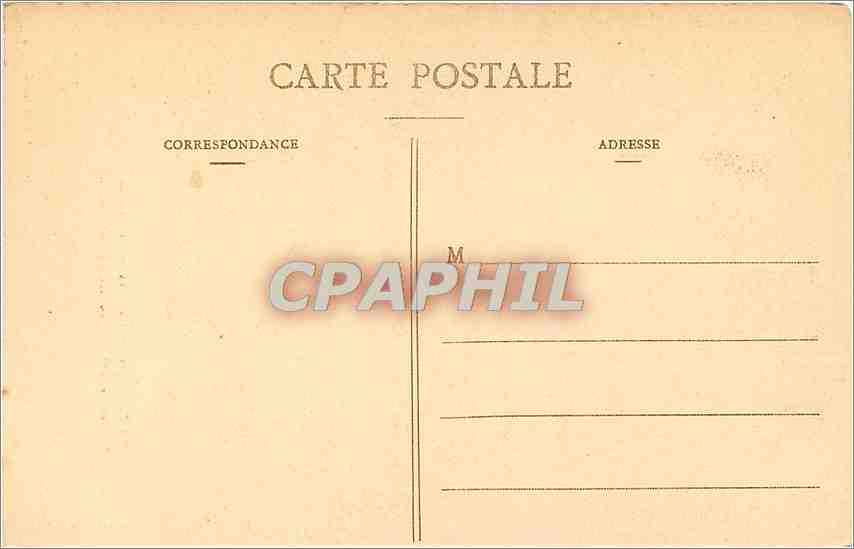CPA Musee de Lyon La Tour Portrait de Mme Philipon Mere de Mme Roland  — Verso