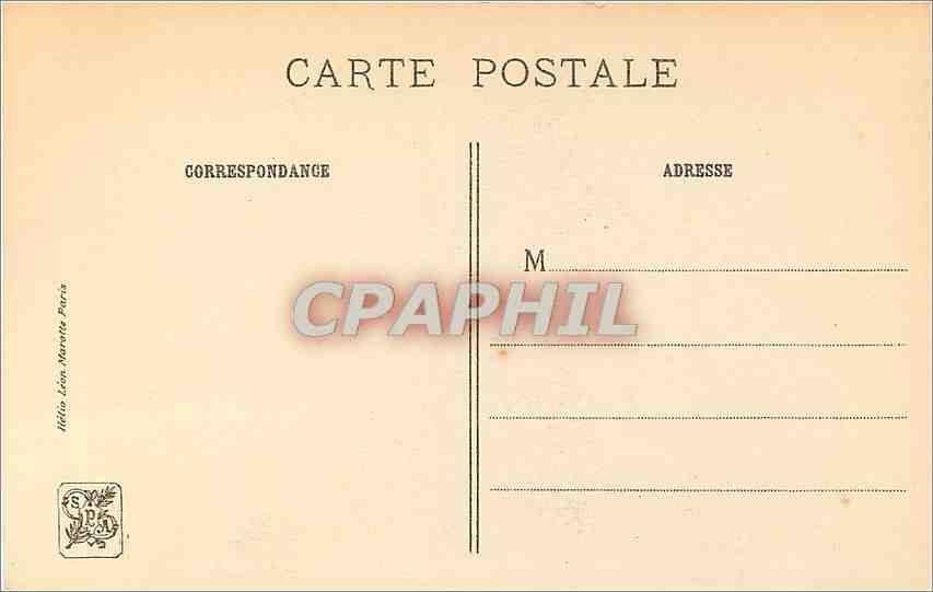 CPA MQ De la Tour Jean Jacques Rousseau  — Verso