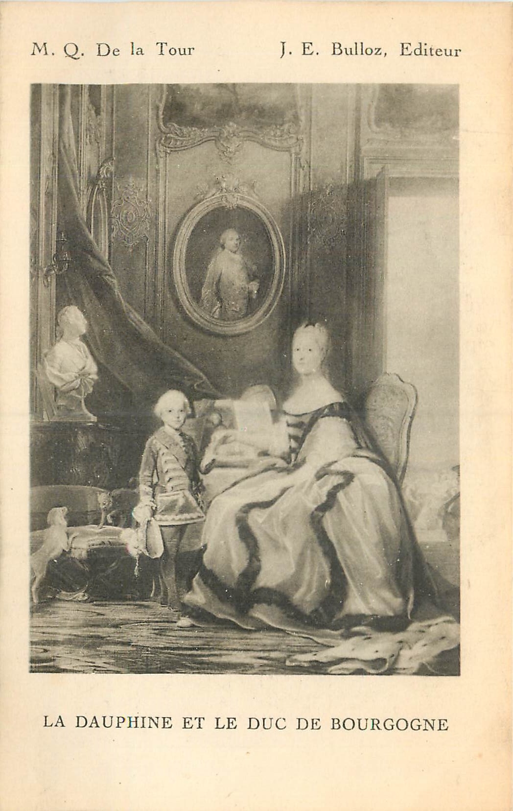 CPA MQ De la Tour Le Dauphine et le Duc de Bourgogne 