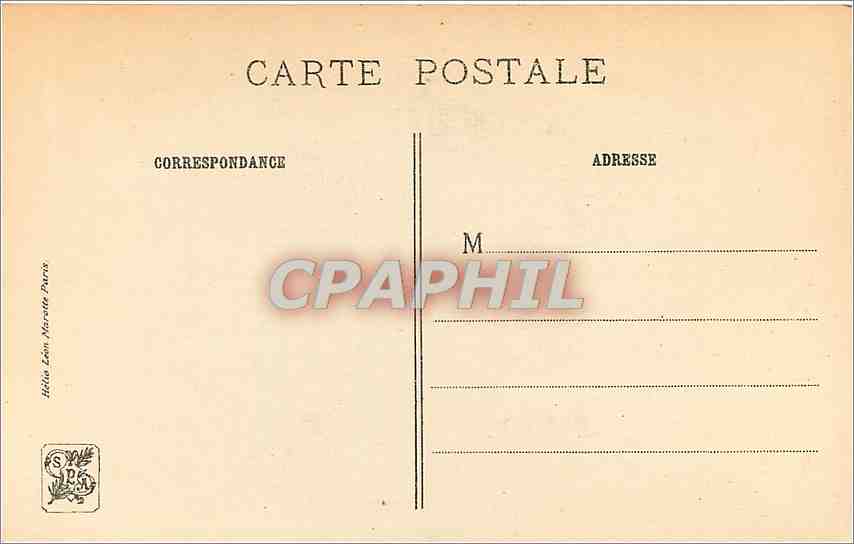 CPA MQ De la Tour Le Dauphine et le Duc de Bourgogne  — Rückseite