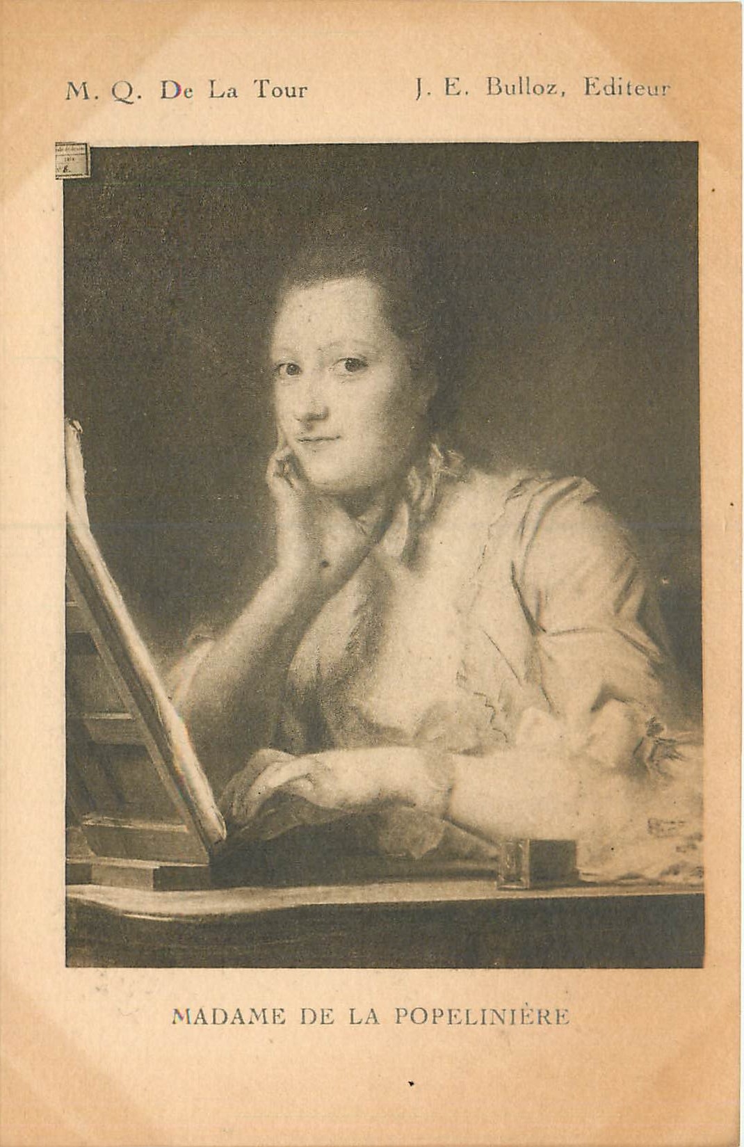 CPA MQ De la Tour Madame de la Popeliniere 