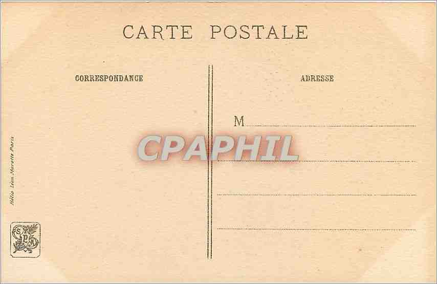 CPA MQ De la Tour Madame de la Popeliniere  — Rückseite