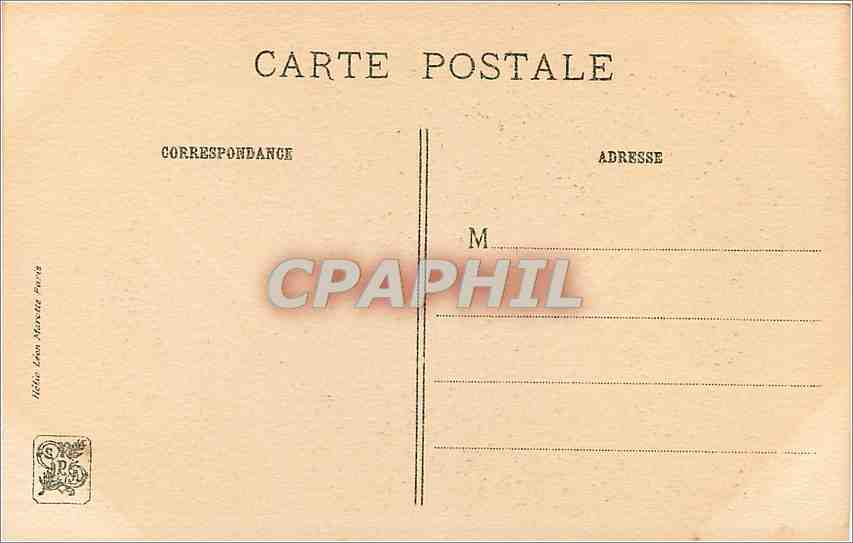 CPA MQ De la Tour Mademoiselle Clairon  — Verso