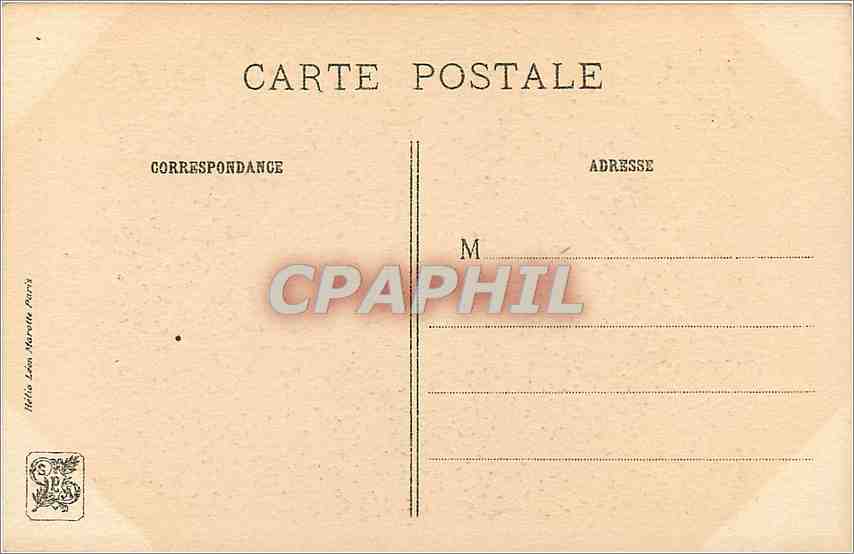 CPA MQ De la Tour Inconnue  — Verso