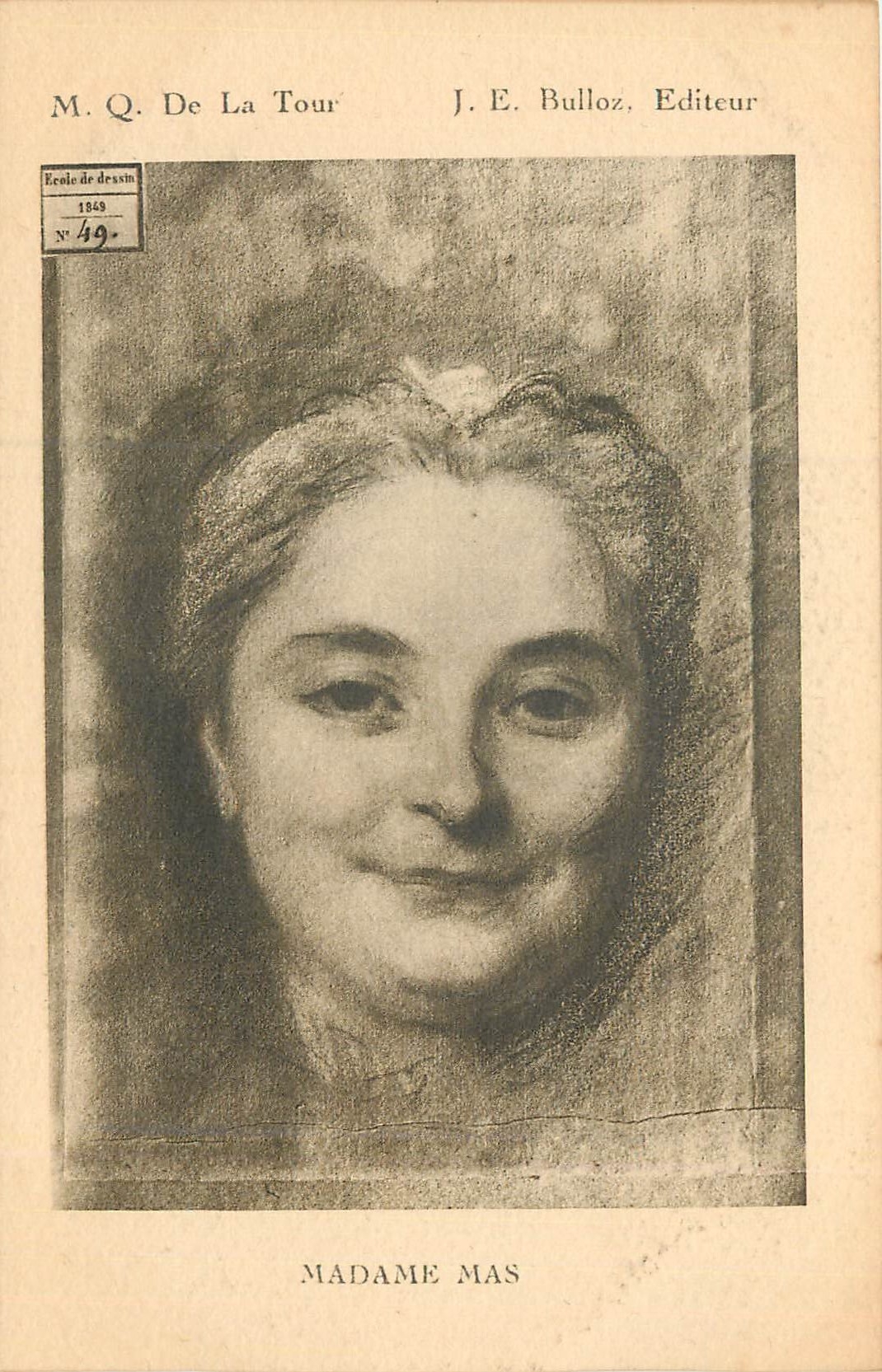 CPA MQ De la Tour Madame Mas 