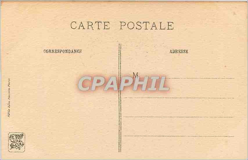 CPA MQ De la Tour Madame Mas  — Rückseite