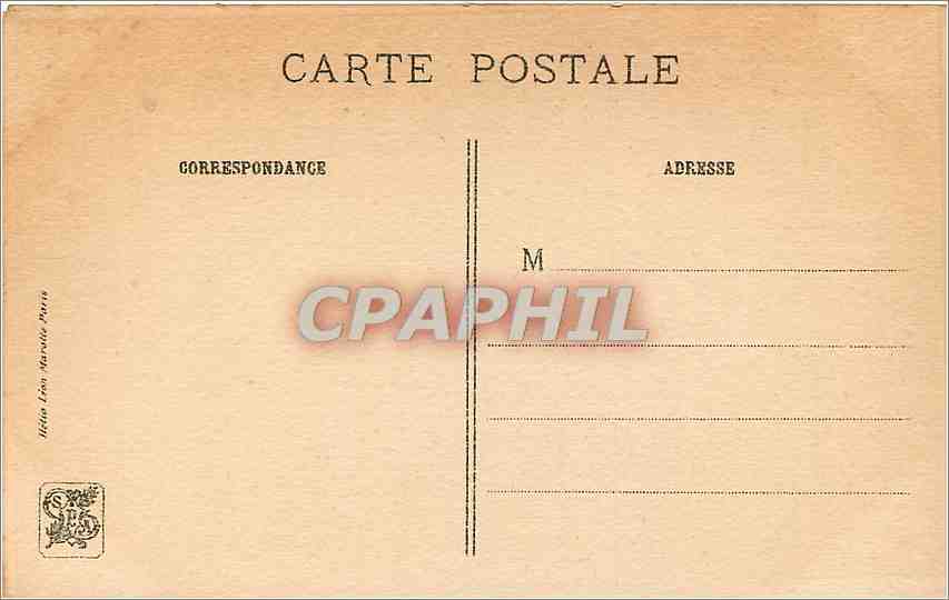 CPA MQ De la Tour L'Abbe Pommyer  — Verso