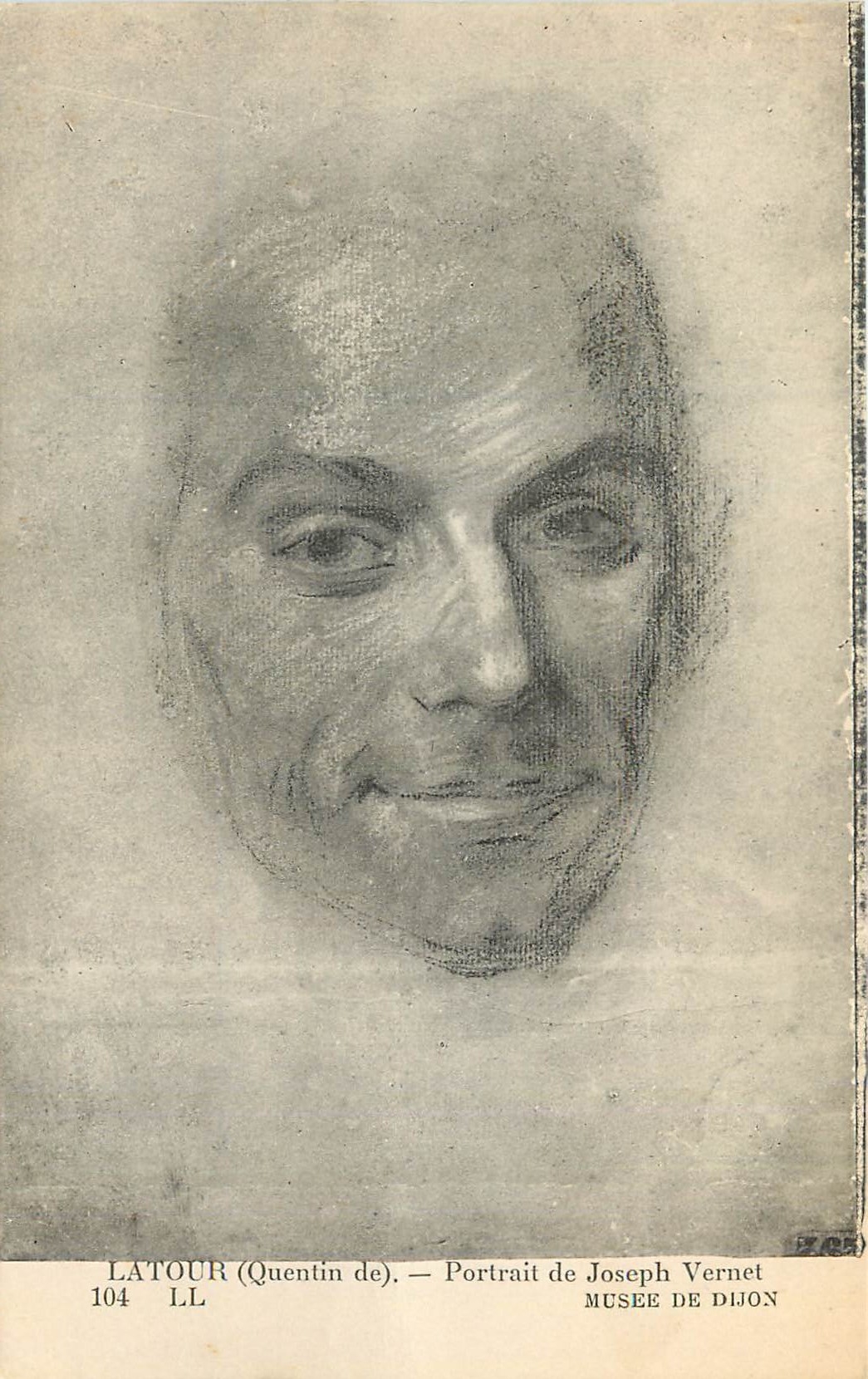CPA Latour Quentin de Portrait de Joseph Vernet Musee de Dijon 