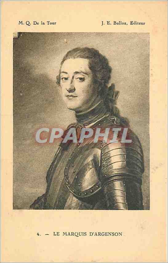 CPA MQ De la Tour Le Marquie d'Argenson 