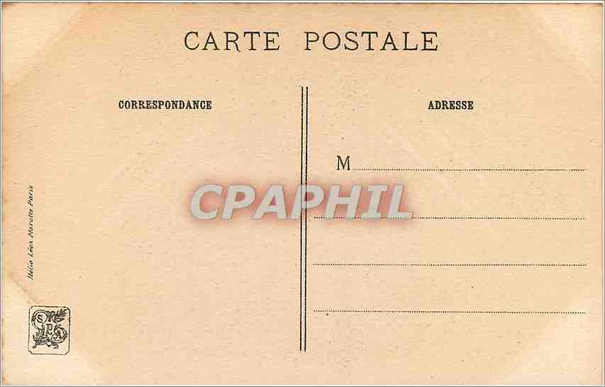CPA MQ De la Tour Vernezobre  — Rückseite