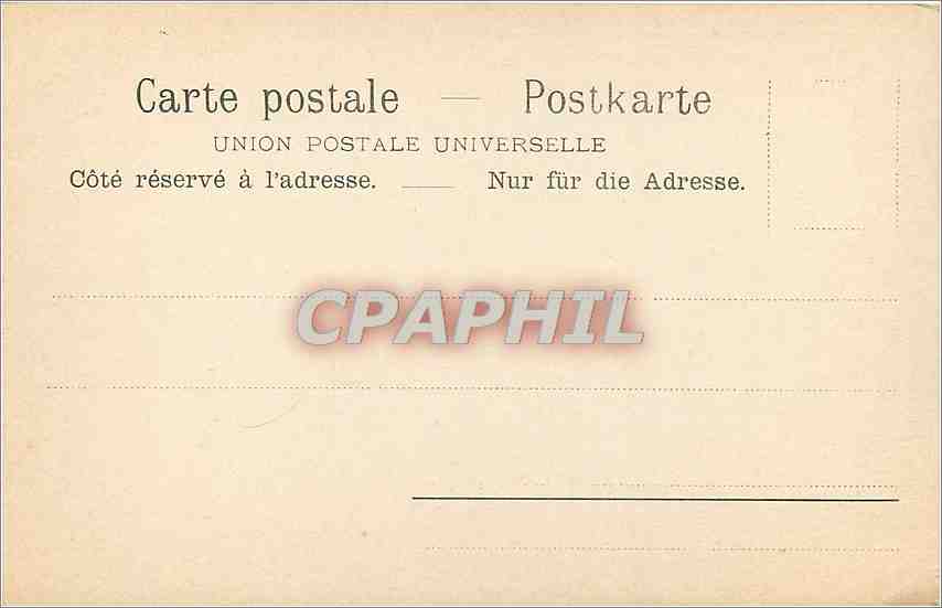 CPA H Holbein Auschangeschild eines Schulmeisters  — Verso