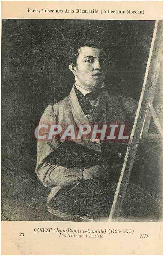 CPA Paris Musee des Arts Decoratifs Corot Jean Baptiste Camille 