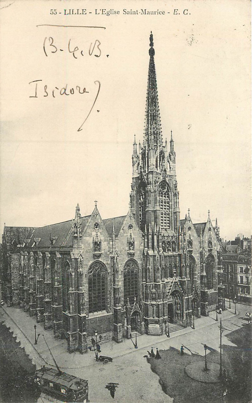 CPA Lille L'Eglise Saint Maurice 