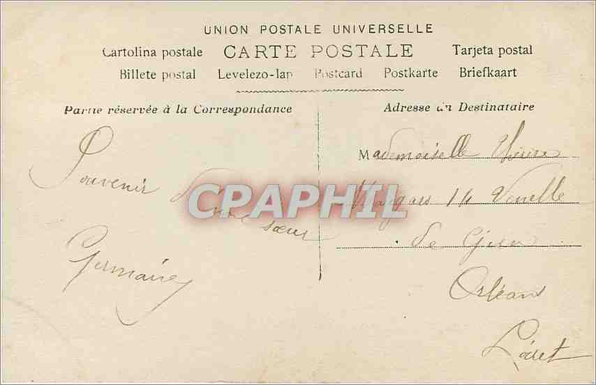 CPA Bonne Fete Enfant — Verso