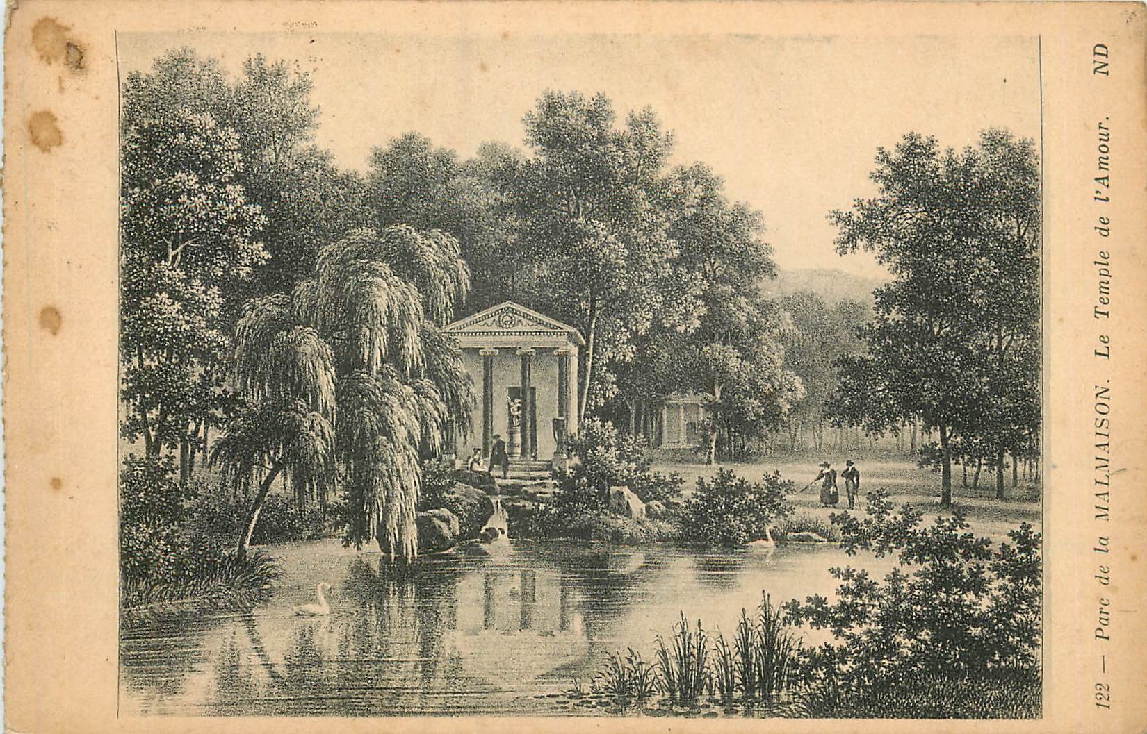 CPA Parc de Malmaison Le Temple de l'Amour 