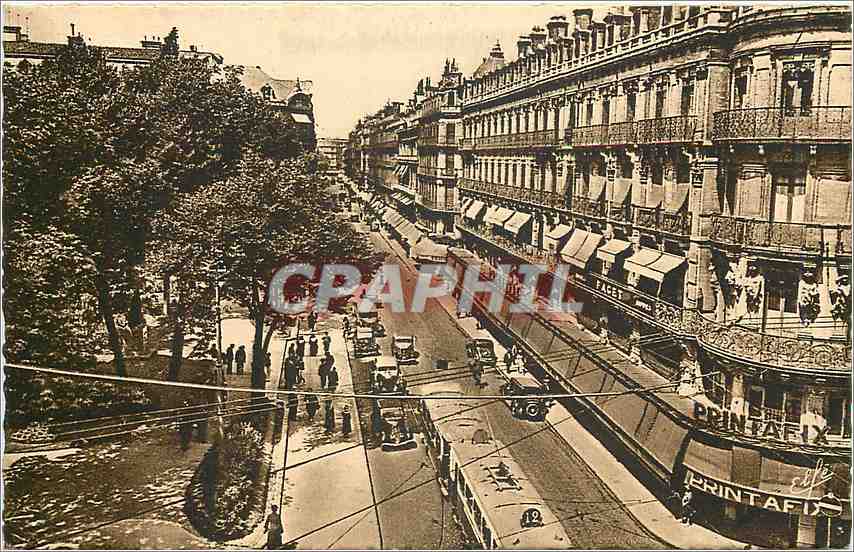 Toulouse - La rue d'Alsace-Lorraine et le square du Capitole — Héliogravure Labouche Frères