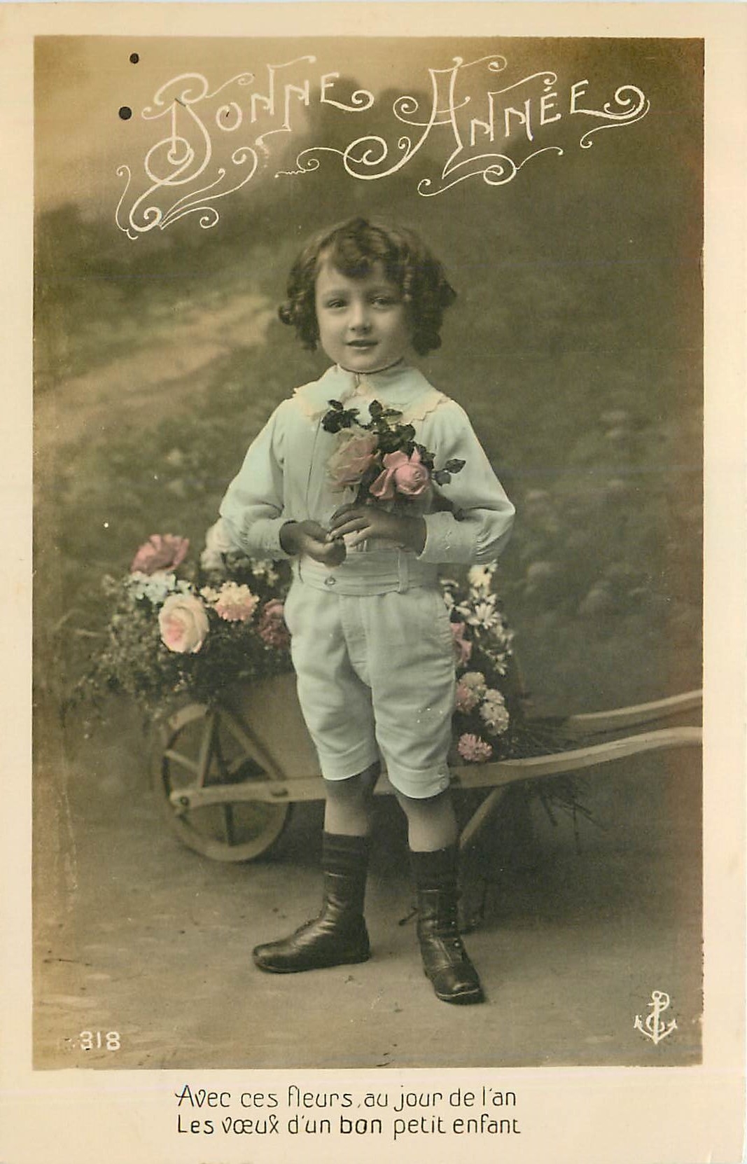 CPA Bonne Annee Enfant