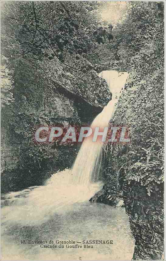 CPA Environs de Grenoble Sassenage Cascade du Gouffre Bleu 