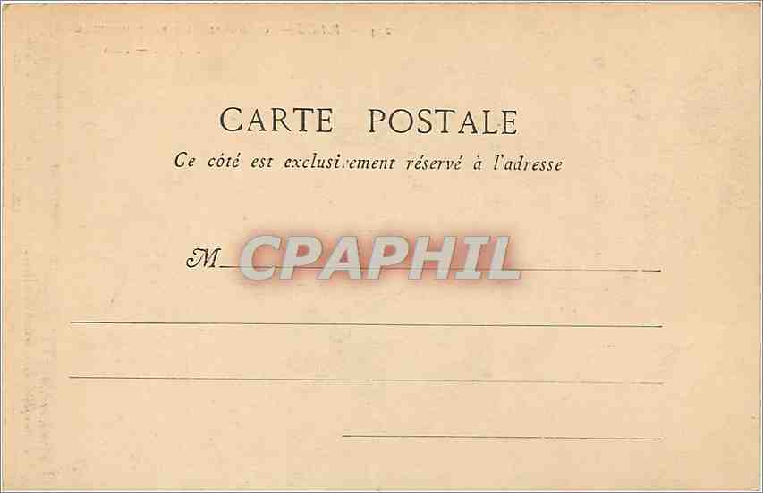CPA Paris Colonade du Parc Monceau  — Rückseite