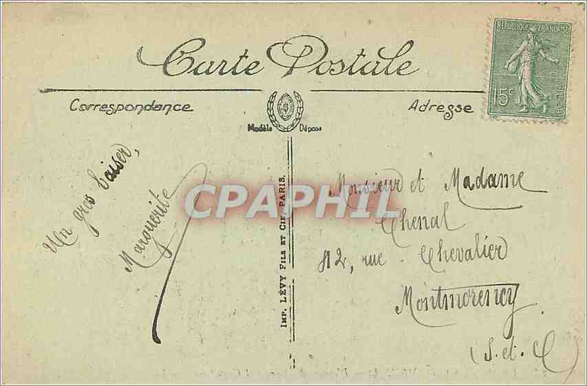 CPA Le Mont Saint Michel Pecheurs des Greves et Coquetieres  — Verso