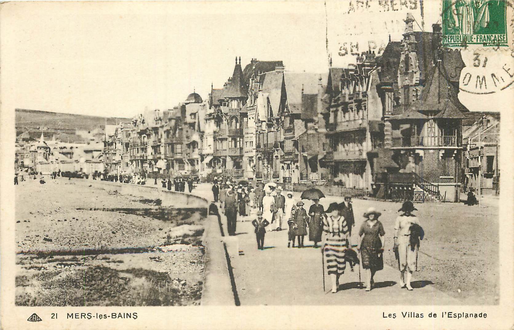 CPA Mers les Bains Les Villas de l'Esplanade 
