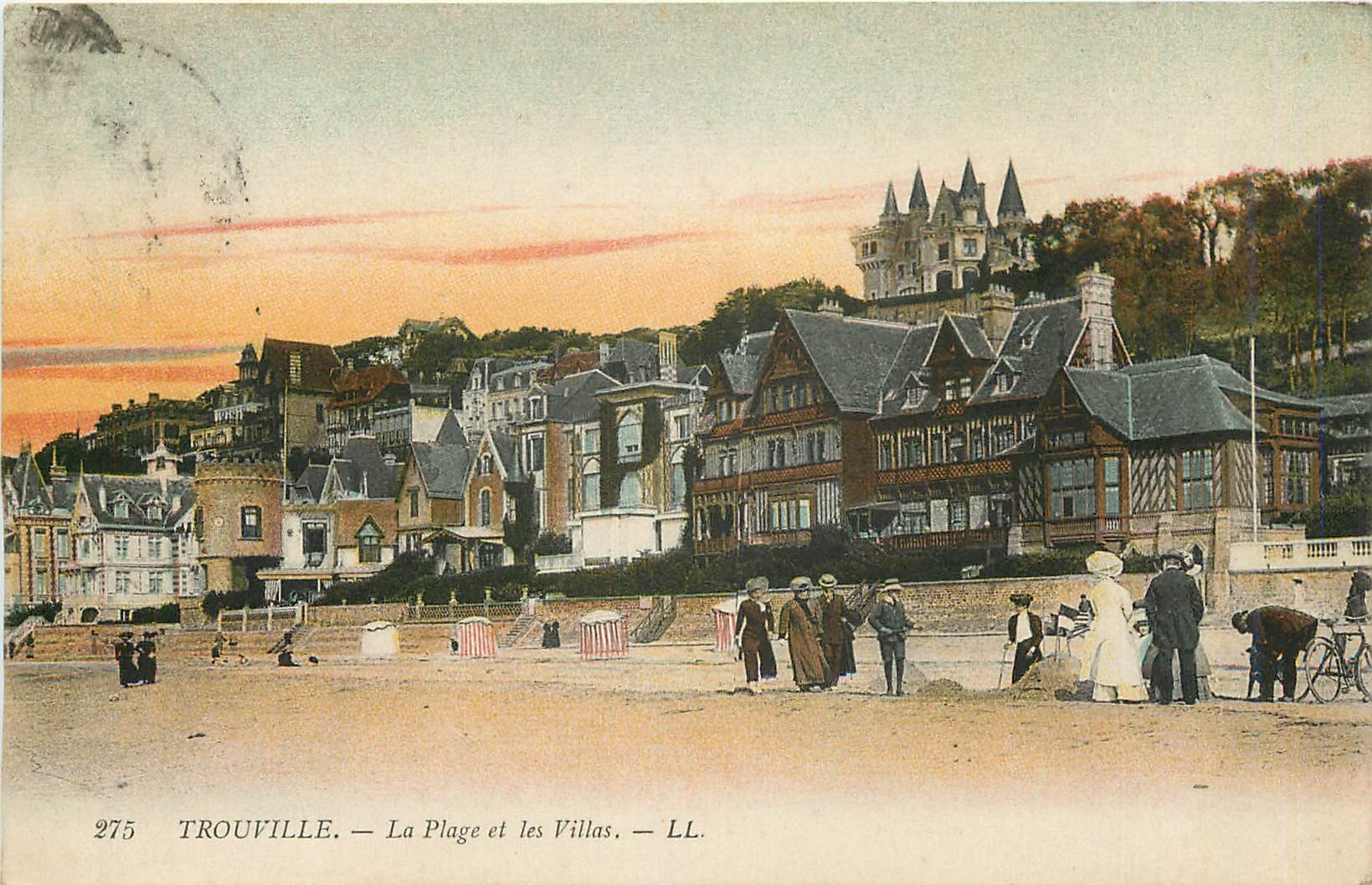 CPA Trouville La Plage et les Villas 