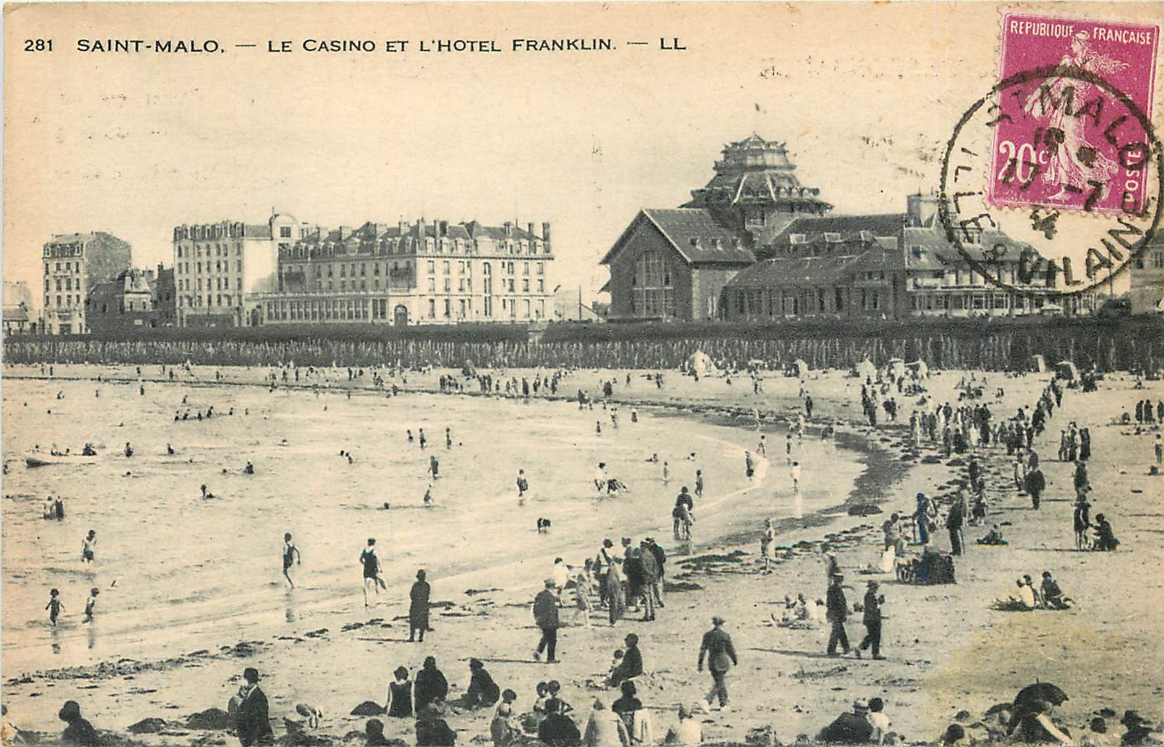 Saint-Malo — The Casino and the Franklin Hotel — LL