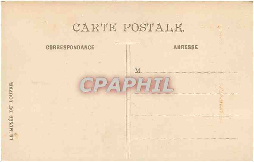 CPA Gericault  — Verso