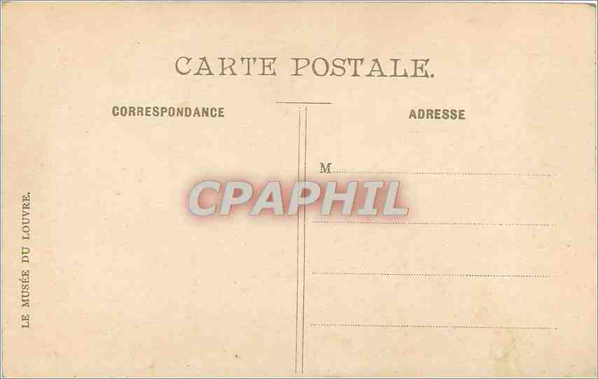 CPA Chardin  — Verso