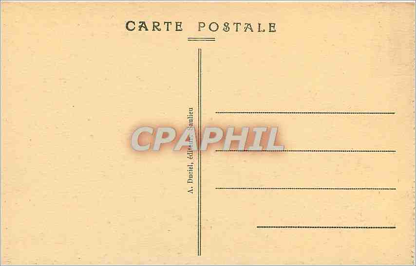 CPA En Morvan les Settons Vue Generale prise des Rouelles  — Rückseite