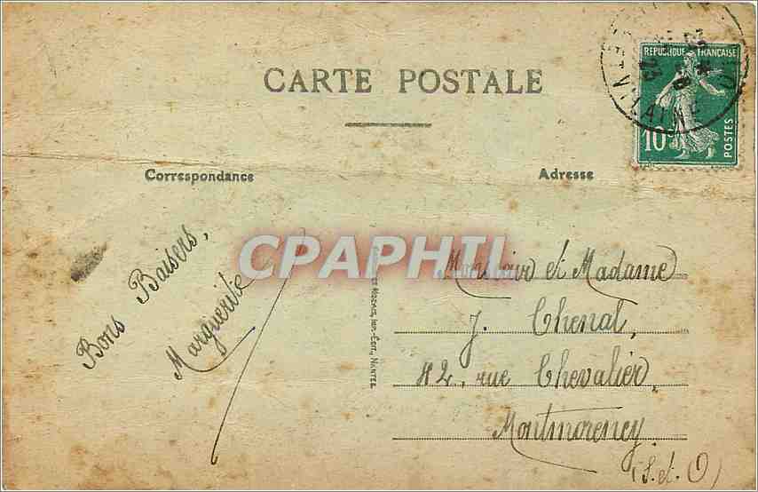 St-Malo — La Rue St-Vincent, vue de la Côte d'Émeraude — éditeur Rifféreur, n° 326 — Reverso
