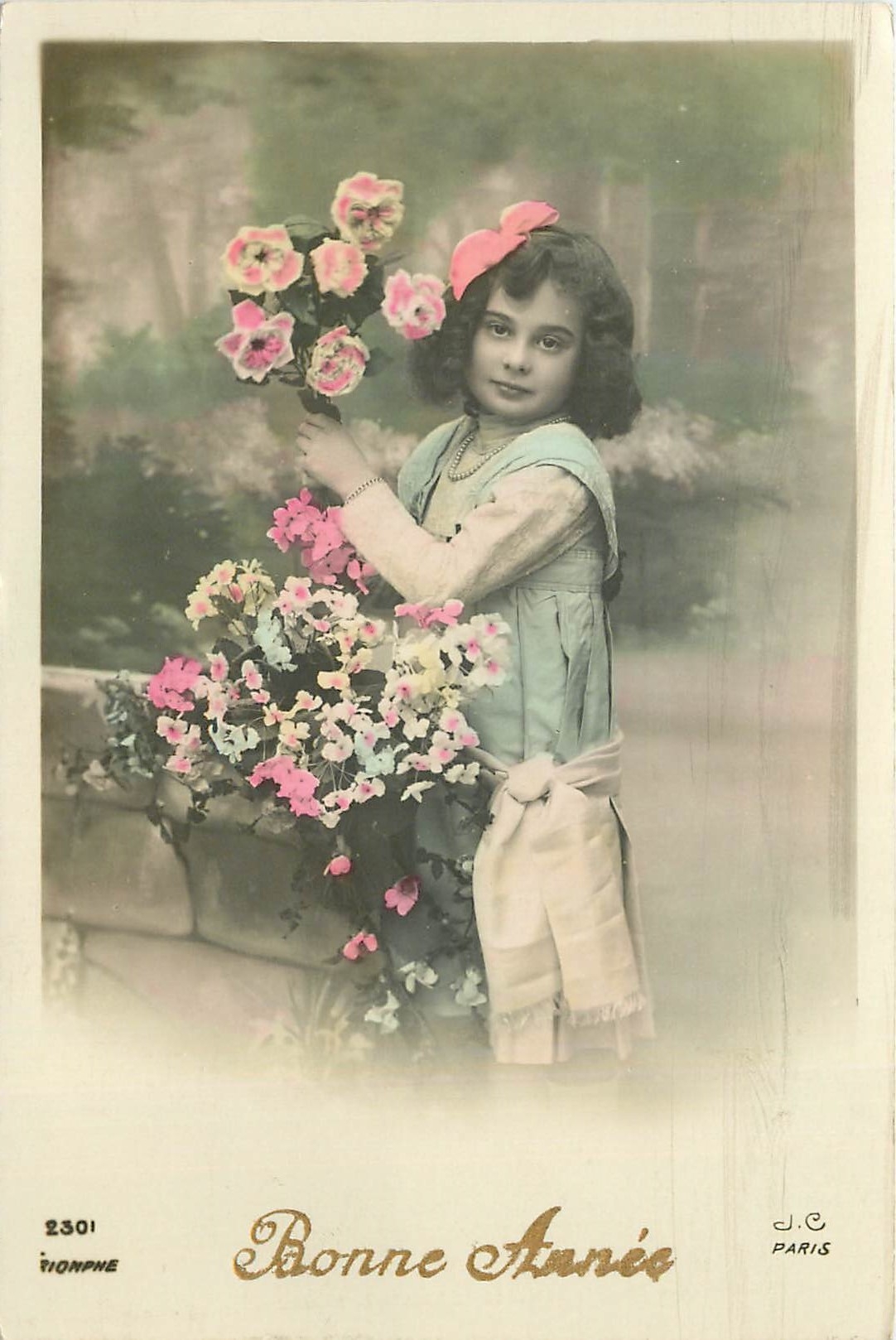 CPA Bonne Annee Enfant
