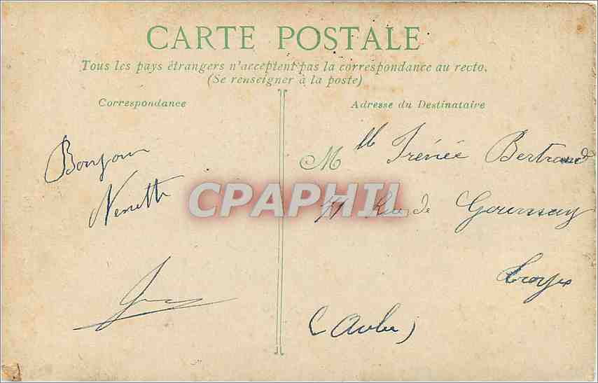 CPA Toul Monument Commemoratif de la Guerre de 1870 71  — Verso