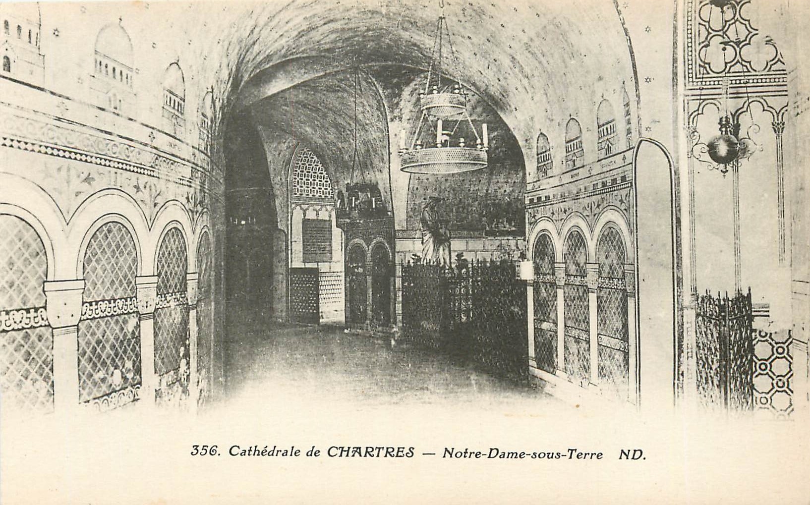 Cathédrale de CHARTRES — Notre-Dame-sous-Terre ND.