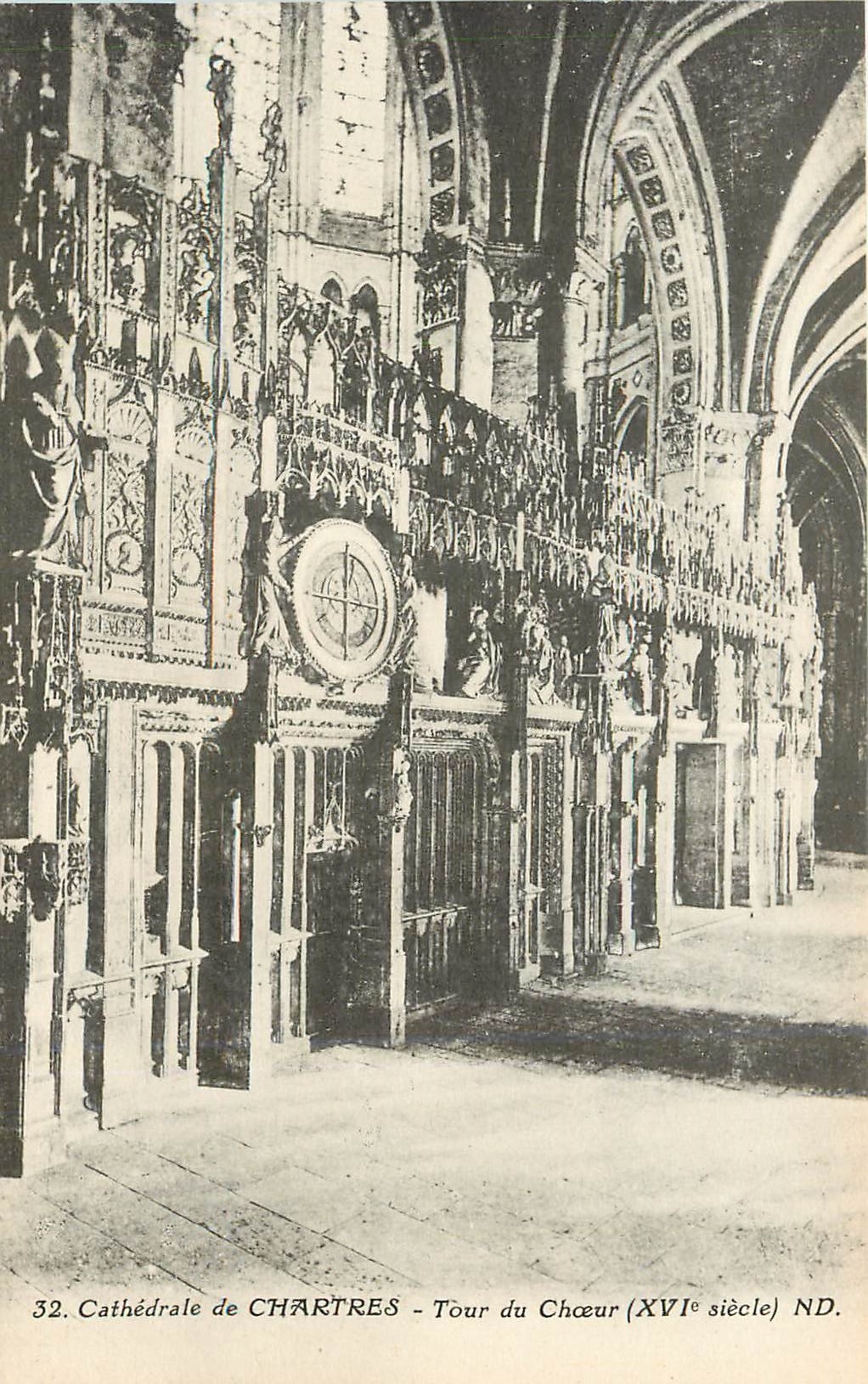 CPA Cathedrale de Chartres Tour du Choeur 