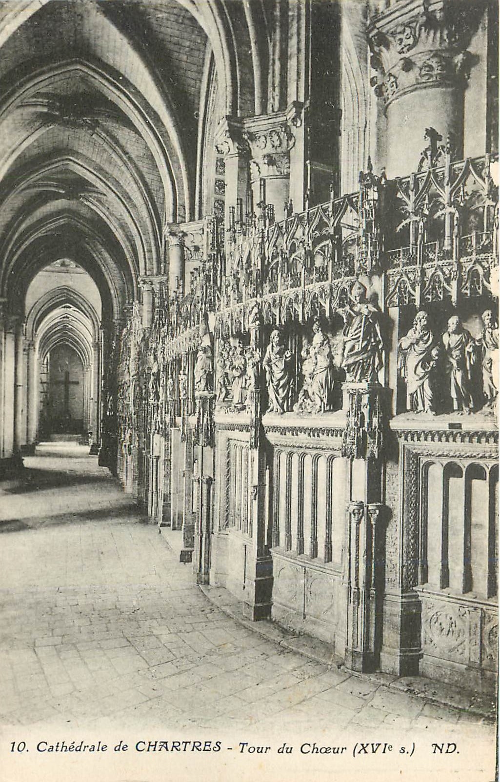 CPA Cathedrale de Chartres Tour du Choeur 