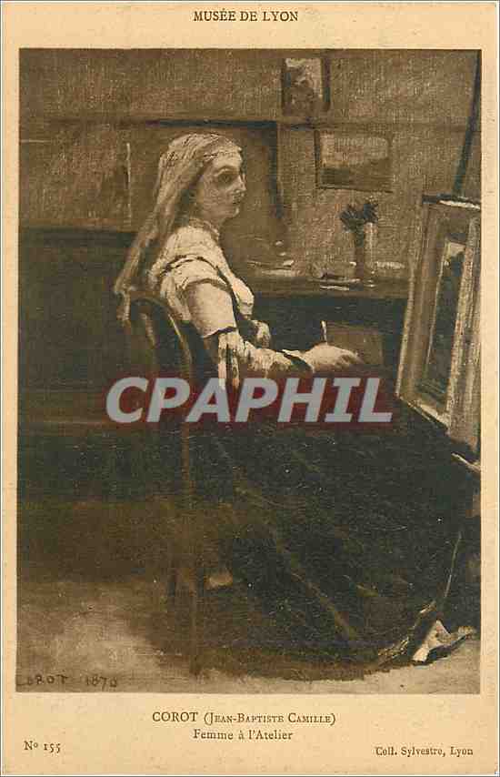 CPA Musee de Lyon Corot Jean Baptiste Camille 