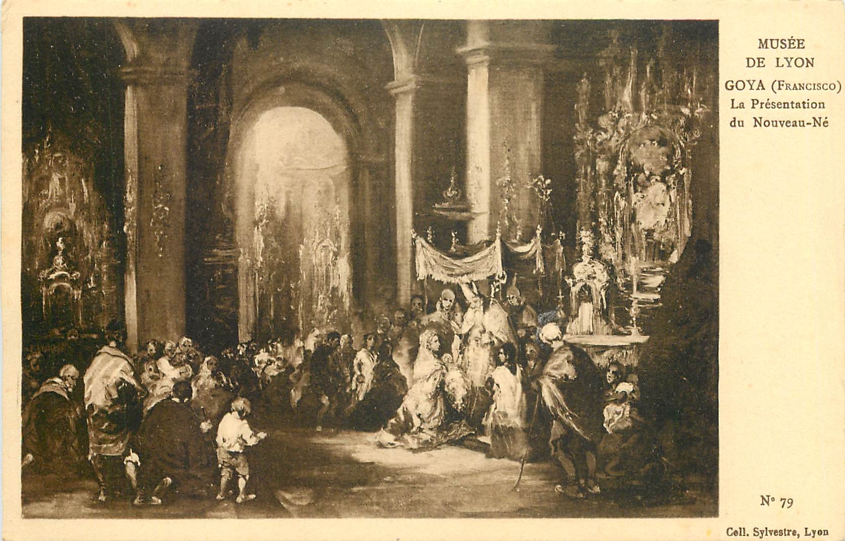CPA Musee de Lyon Goya Francisco La Presentation du Nouveau Ne 
