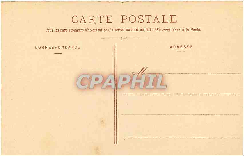 CPA Musee de Lyon Grobon Michels Aqueducs Romains a Lyon  — Verso
